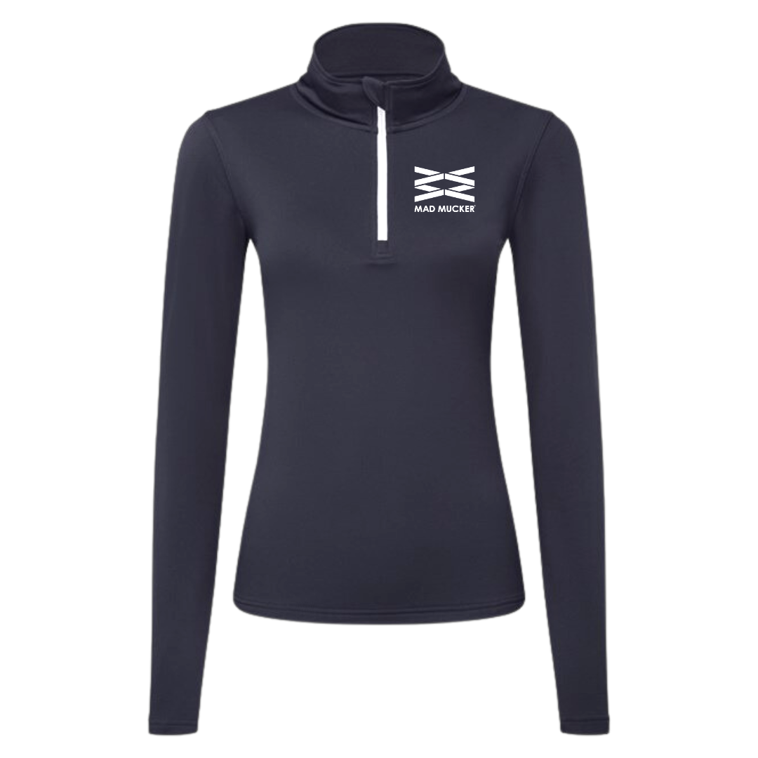 Zizi Zip Neck - French Navy – Mad Mucker