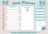 Mad Mucker A3 Desk Planner