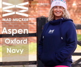 Aspen Cross Neck Hoodie - Oxford Navy