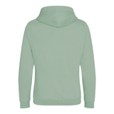 Aspen Cross Neck Hoodie - Cool Green