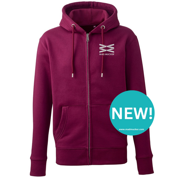 Ayden Zip Hoodie - Burgundy