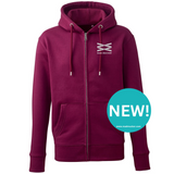 Ayden Zip Hoodie - Burgundy