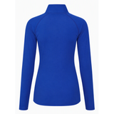 Zeta Zip Neck - Azure Blue