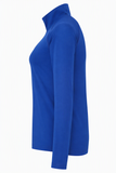 Zeta Zip Neck - Azure Blue