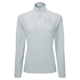 Ava Zip Neck Fleece - Softest Grey