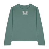 Leah Long Sleeve Cotton Base Layer - Sage