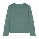 Leah Long Sleeve Cotton Base Layer - Sage