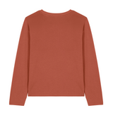 Leah Long Sleeve Cotton Base Layer - Sienna