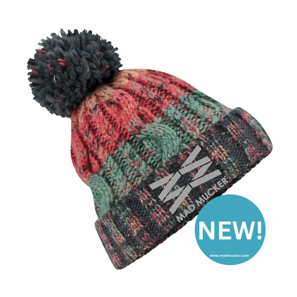 Bailey Bobble Hat - Fire