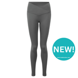 Siara Cross Over Leggings - Charcoal