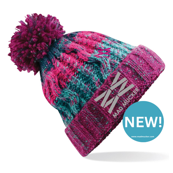Bailey Bobble Hat - Berry