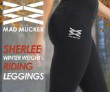 Sherlee Winter Riding Leggings - Black