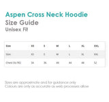 Aspen Cross Neck Hoodie - Cool Green